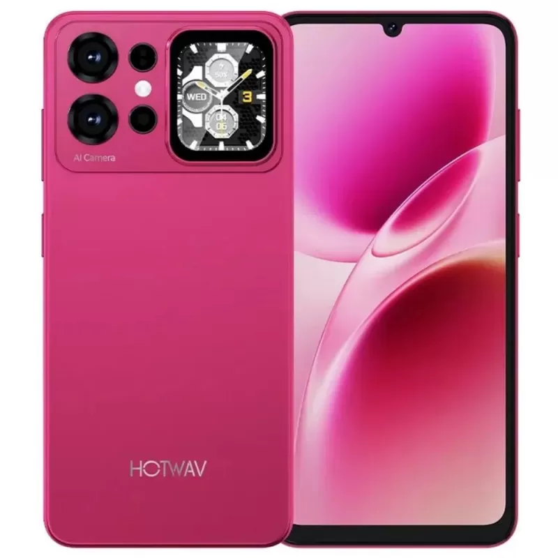 Smartphone Hotwav X100 SE 4G DS 6.75" 4/64GB Crimson Red + Capa/Pelicula