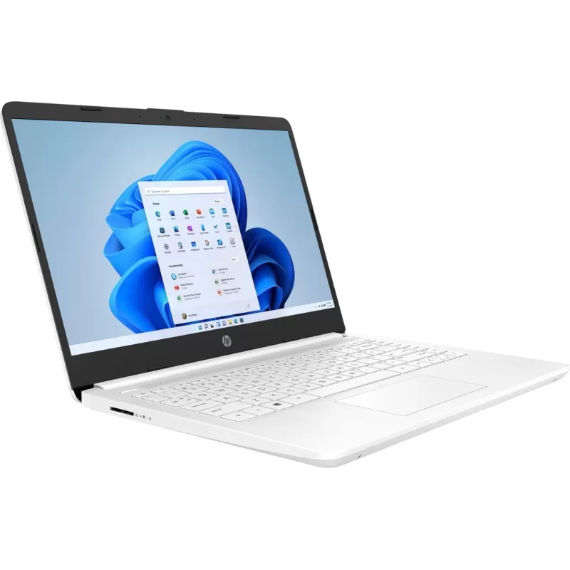 Notebook HP 14-DQ0052DX 14" Intel Celeron N4120 4/64GB W11 - Snow White