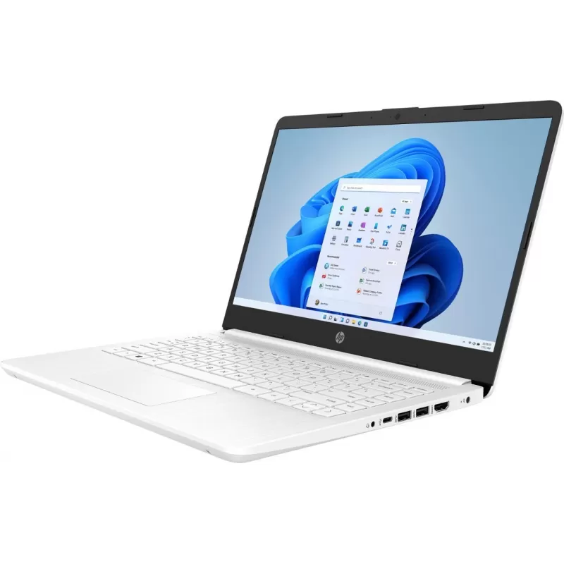 Notebook HP 14-DQ0052DX 14" Intel Celeron N4120 4/64GB W11 - Snow White