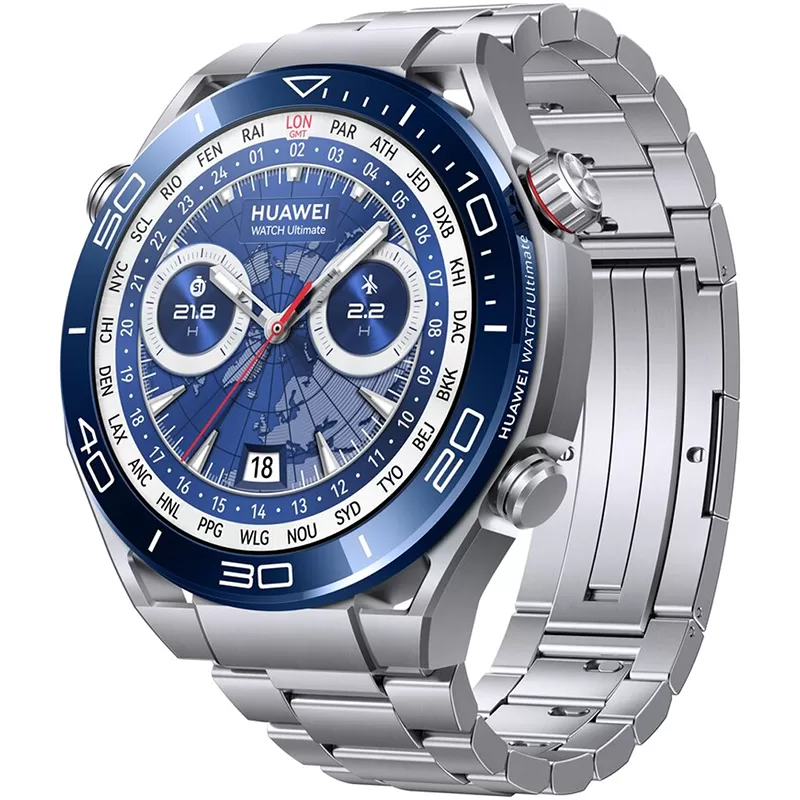 Reloj Smart Huawei Watch Ultimate CLB-B19 - Steel/Blue/Titanium