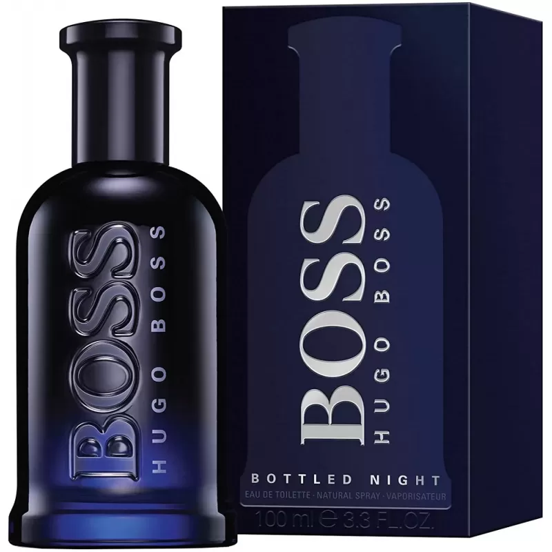 Perfume Hugo Boss Bottled Night EDT Masculino - 100ml