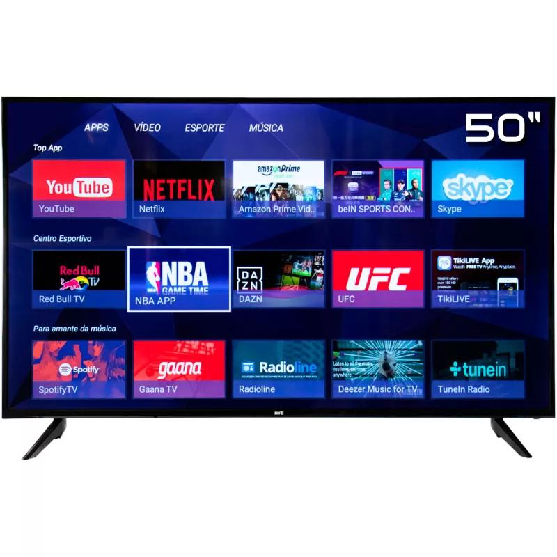 Smart TV LED HYE 50" HYE50ATUH 4K Ultra HD