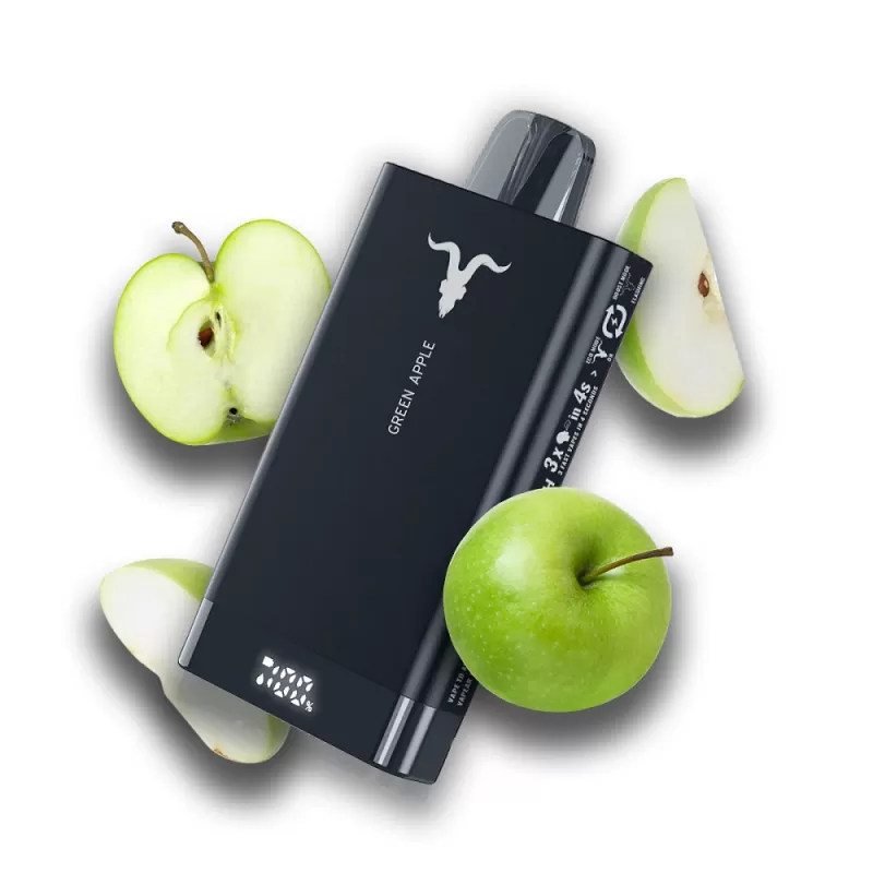 Vaper Descartable Ignite V150 5% Nicotina 15000 Puffs - Green Apple