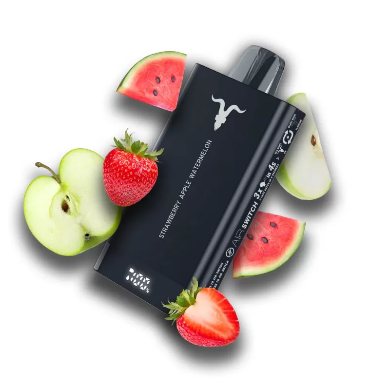 Vaper Descartable Ignite V150 5% Nicotina 15000 Puffs - Strawberry Apple Watermelon