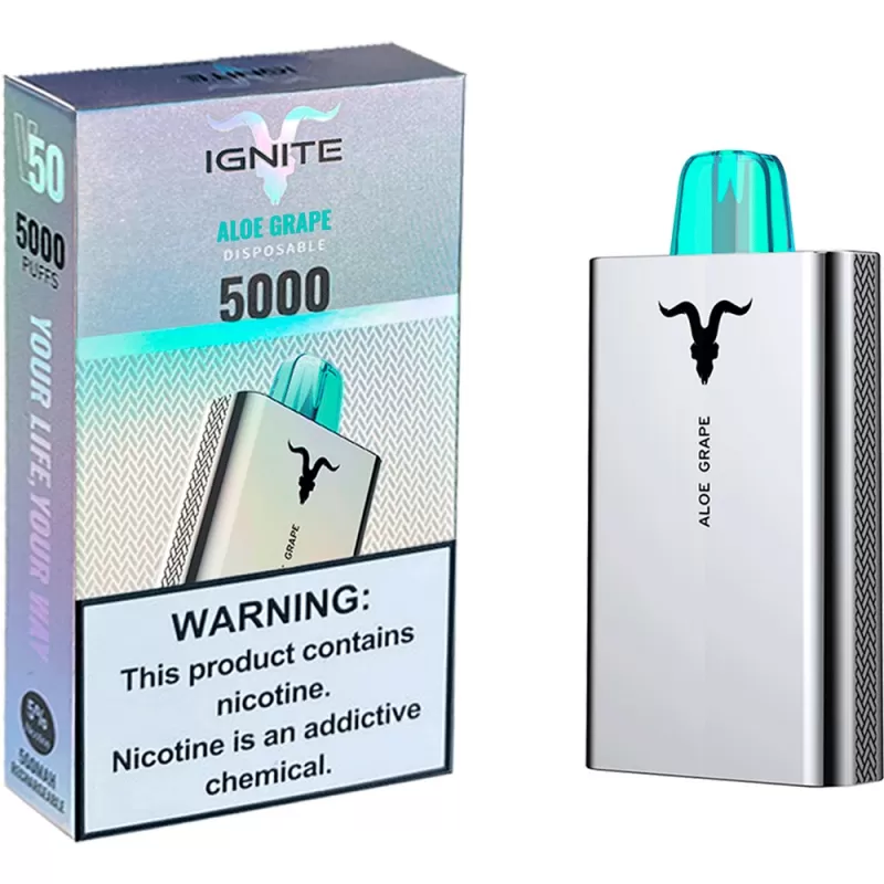 Vaper Descartable Ignite V50 5% Nicotina 5000 Puff...