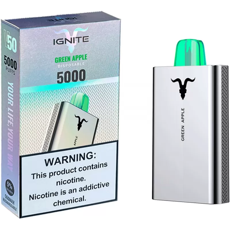 Vaper Descartable Ignite V50 5% Nicotina 5000 Puff...