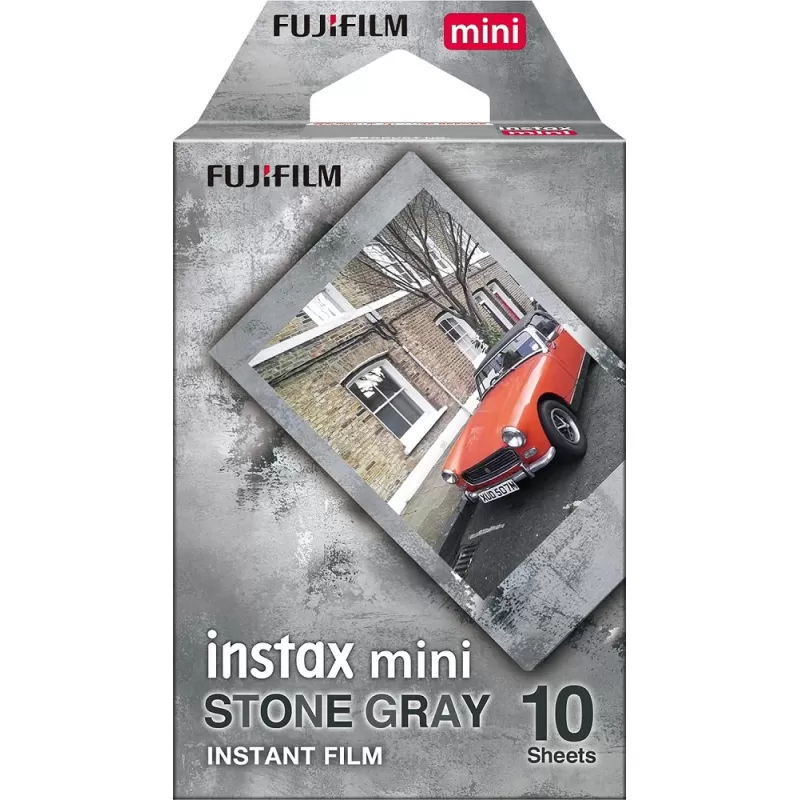 Papel Térmico Fujifilm Instanx Mini - Stone Gray (10 Unidades)