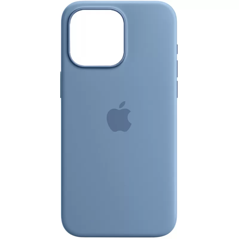 Apple Capa iPhone 15 Pro Max Silicone Case MT1Y3ZM/A with MagSafe - Winter Blue