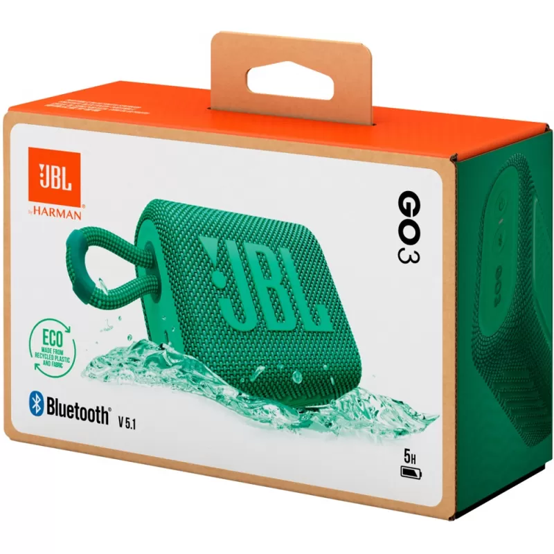 Speaker JBL Go 3 Eco Bluetooth - Green