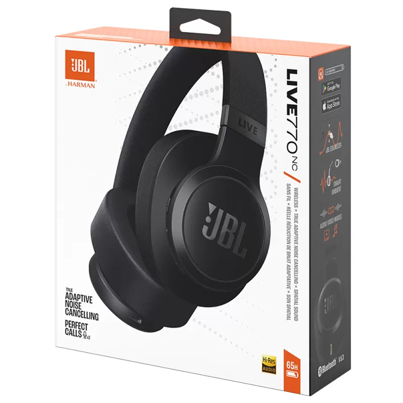 Auricular JBL Live 770NC Bluetooth - Black