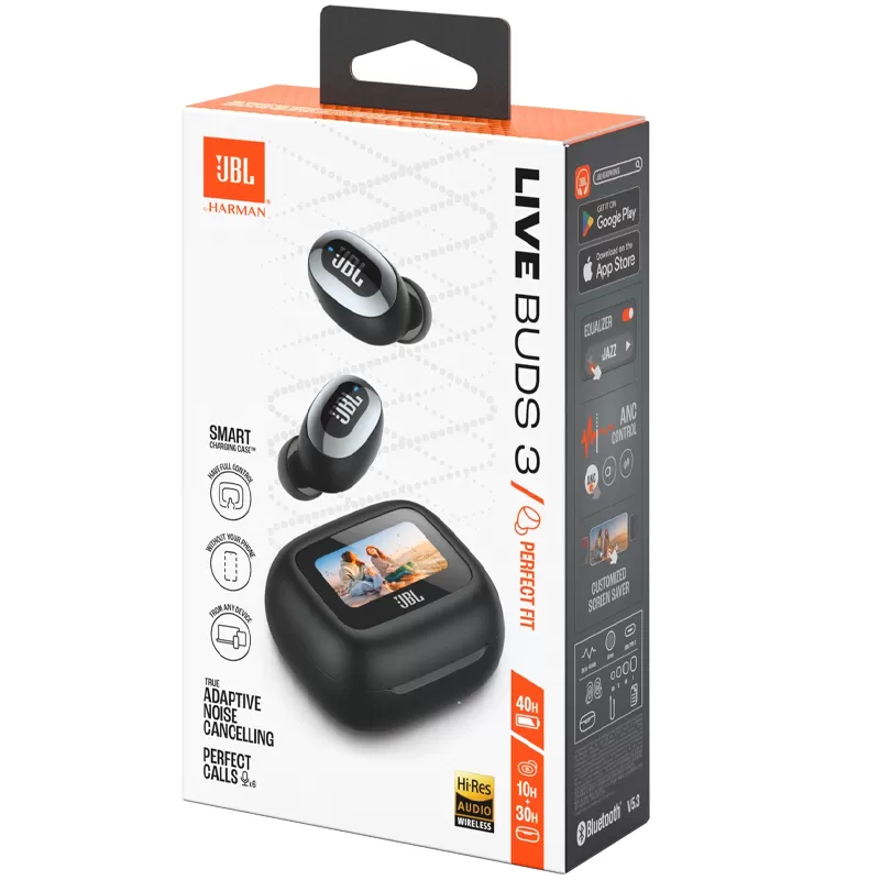 Auricular JBL Live Buds 3 Bluetooth ANC - Black