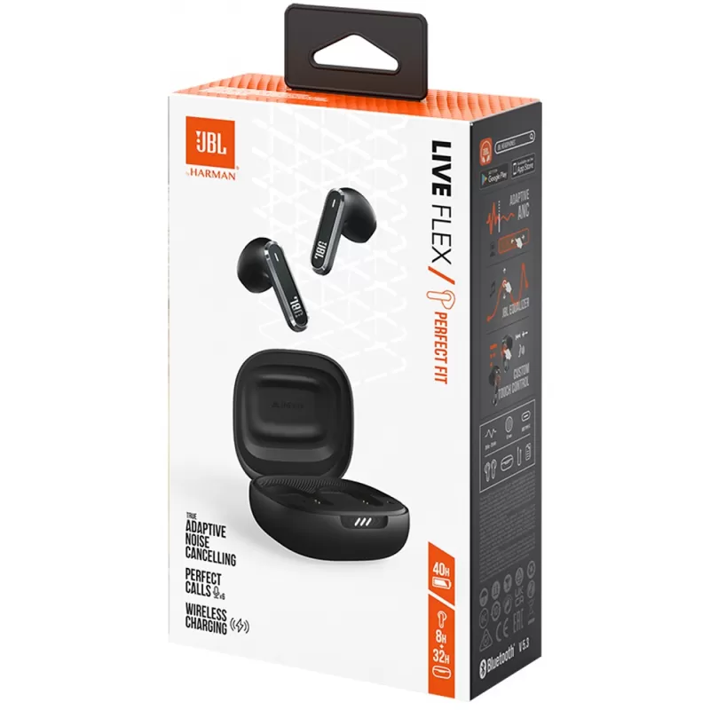 Auricular JBL Live Flex Bluetooth ANC - Black