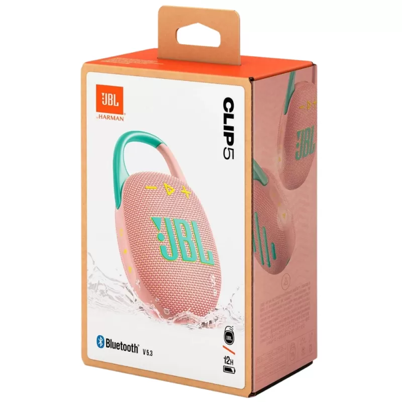Speaker JBL Clip 5 Bluetooth - Pink