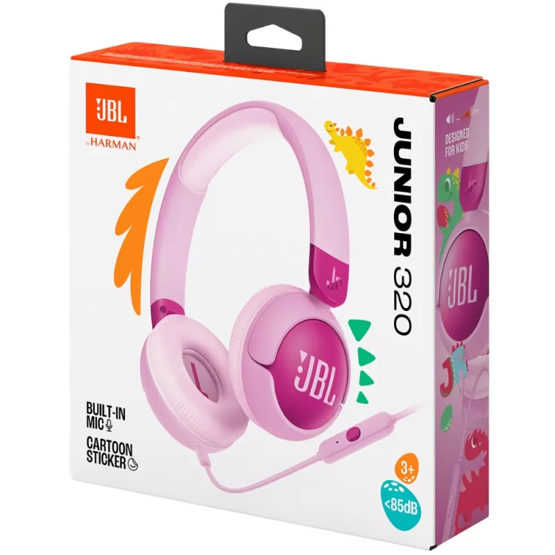 Auricular JBL Junior 320 Kids Bluetooth - Purple