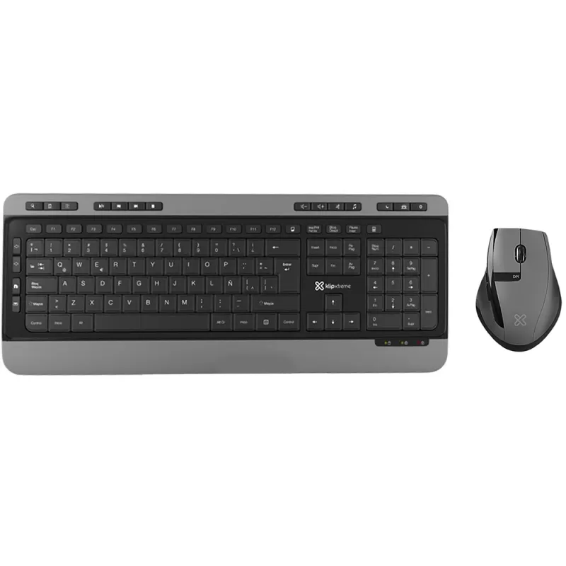 Teclado + Mouse Wireless Klipxtreme KBK-520 Magnif...