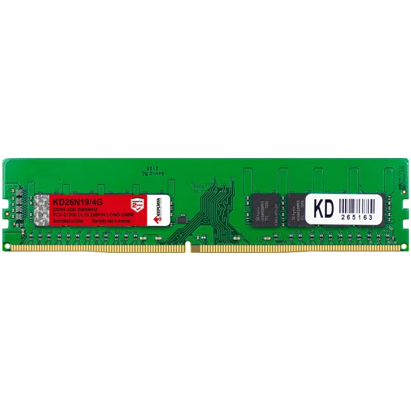 Memoria RAM para PC KeepData KD26N19/4G 4GB DDR4 2666MHz CL19