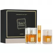Kit Perfume Lattafa Khamrah EDP 100mL + Travel Spr...