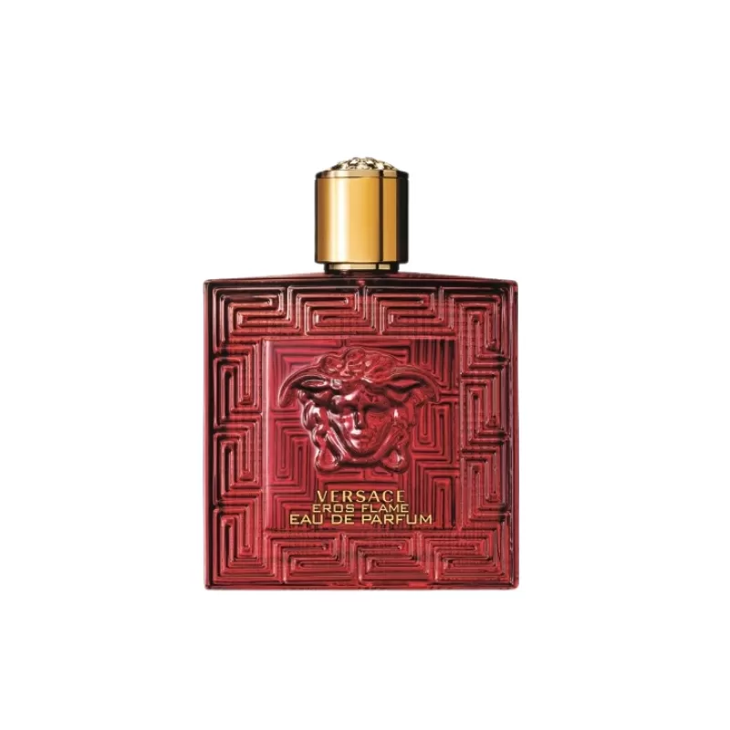 Kit Perfume Versace Eros Flame EDP 100ml + Travel Spray 10ml + Neceser - Masculino