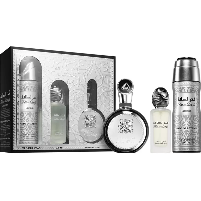 Kit Lataffa Pride Fakhar EDP 100ml + Hair Mist 50m...