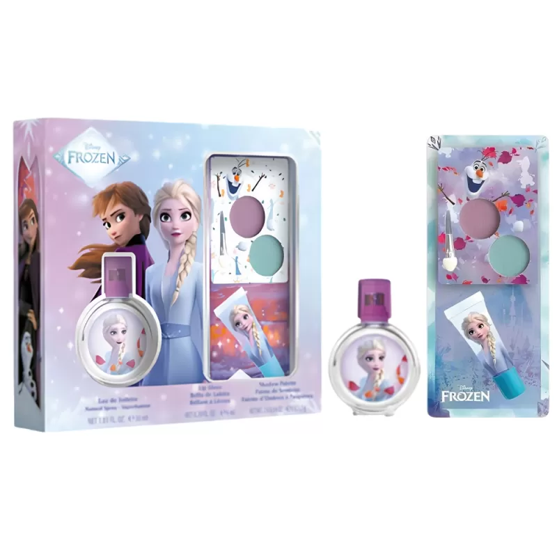 Kit Perfume Infantil Disney EDT 30mL + Lip Gloss + Shadow Palette - Femenino