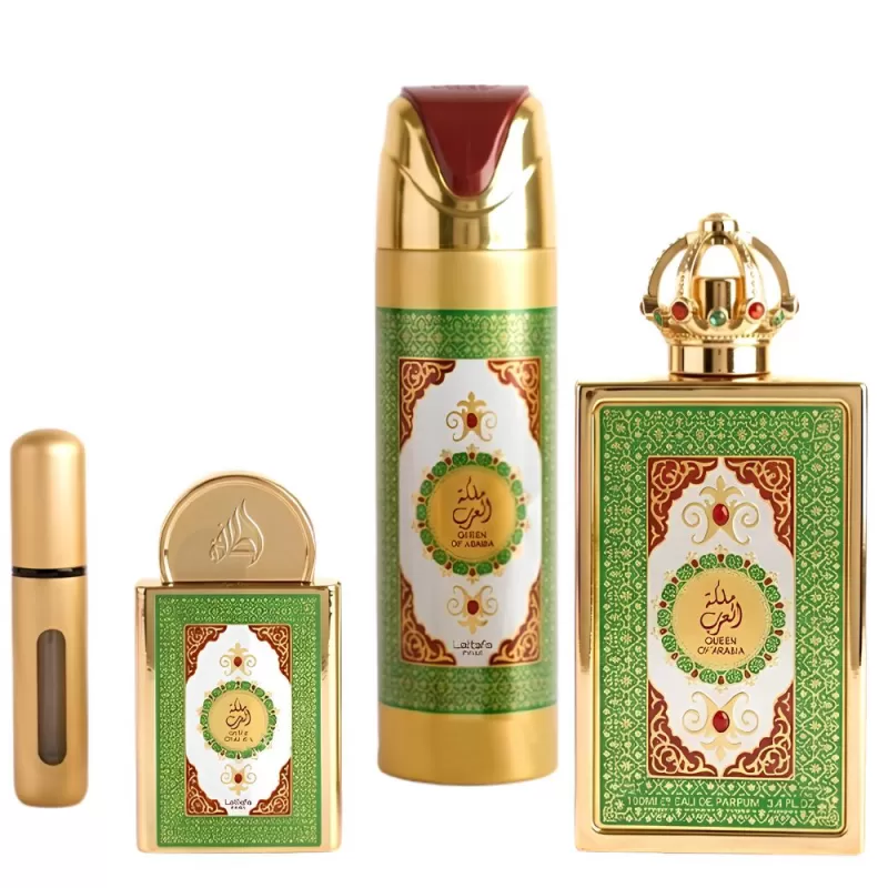 Set Perfume Lattafa Pride Queen of Arabia (3pcs) - Femenino