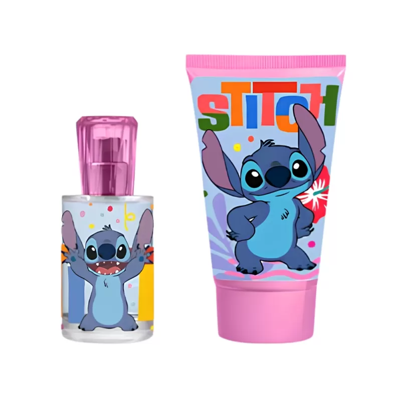 Kit Perfume Infantil Disney Stitch EDT Unisex 50mL + Shower Gel 100mL + Neceser - Unisex