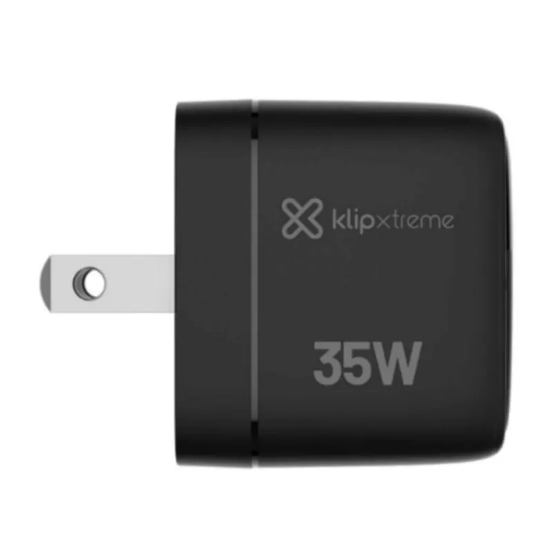 Adaptador Klip Xtreme PowerWall 35W KMC-250 USB-C/USB-A - Black