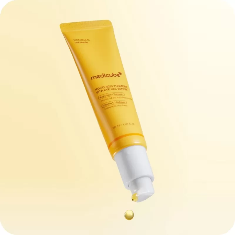 Sérum Gel para el Controno de Ojos Medicube Kojic Acid Turmeric Vita - 30mL