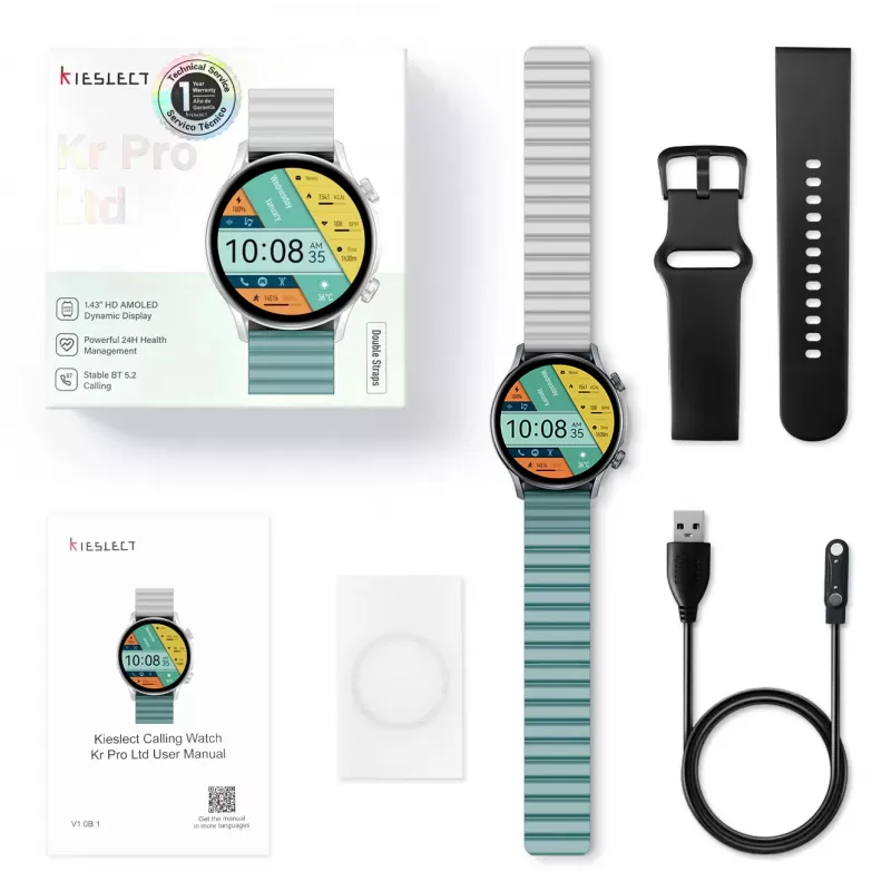 Reloj Smart Kieslect Calling Watch Kr Pro Ltd - Gray