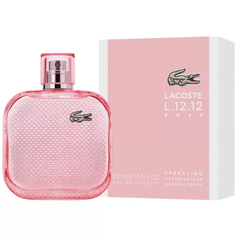 Perfume Lacoste L.12.12 Rose Sparkling EDT Femenin...