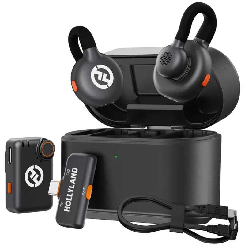 Micrófono Wireless Hollyland Lark M2S Mini Combo ...