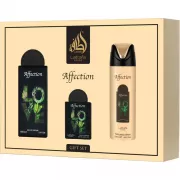 Kit Perfume Lattafa Pride Affection EDP 100mL + Mi...