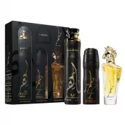 Kit Perfume Lattafa Maahir EDP 100mL + Air Freshen...