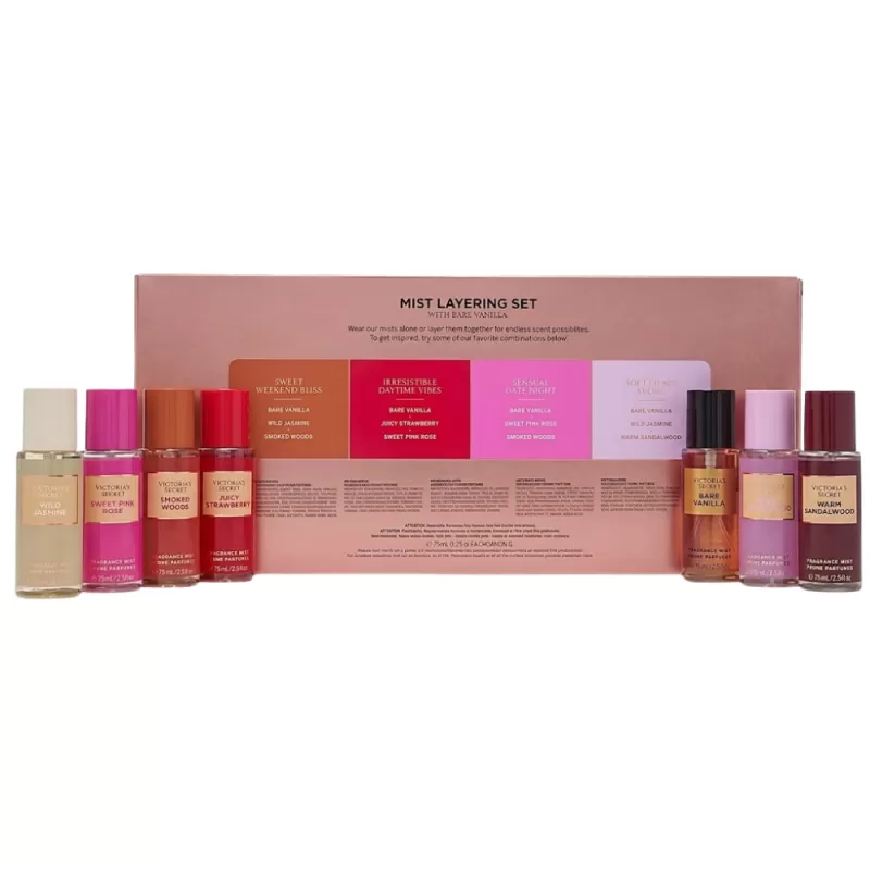 Kit Victoria's Secret Body Splash Layering - 75mL (7 unidades)