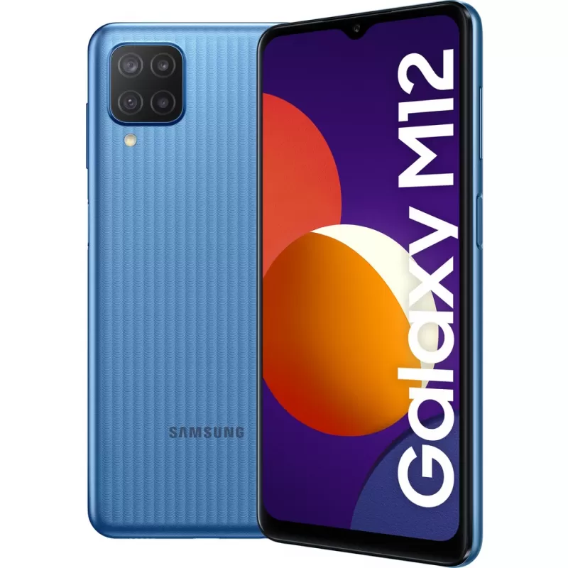 Smartphone Samsung Galaxy M12 SM-M127F LTE DS 6.5" 4/128GB Azul - Homologado
