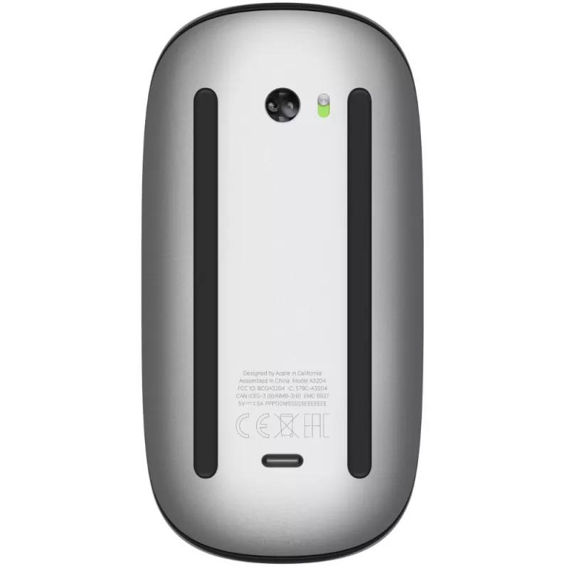 Apple Magic Mouse (USB-C) MXK63AM/A Multi-Touch Surface - Black