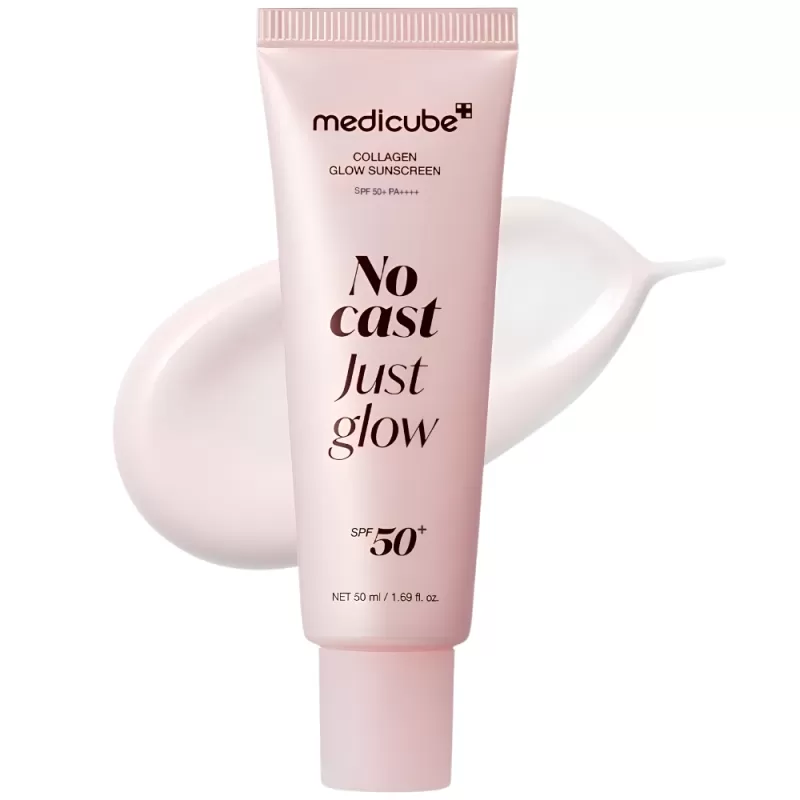 Protector Solar Facial Medicube Collagen No Cast Just Glow SPF 50+ PA++++ 50mL