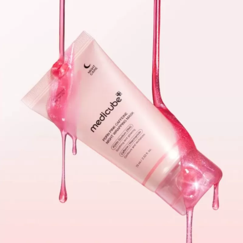 Mascarilla Facial Nocturna Medicube PDRN Pink Cafeeine  - 75mL