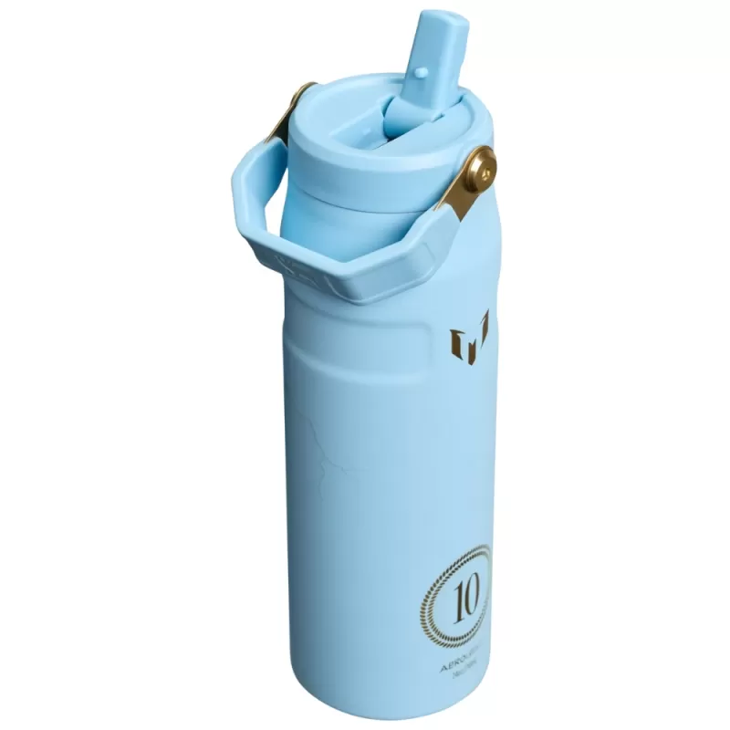 Termo Stanley × Messi The Aerolight IceFlow Bottle 710mL - Striker Blue