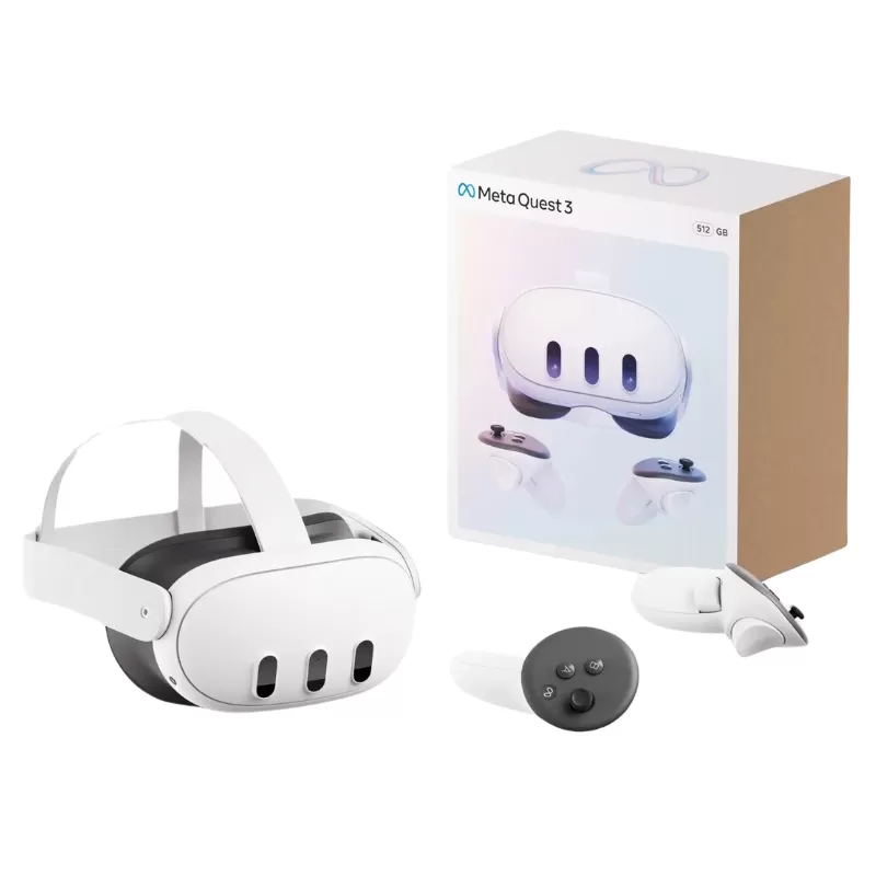 Lente de Realidad Virtual Meta Quest 3 512GB - White (Caja Fea)