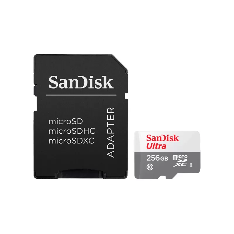 Memoria microSD Sandisk Ultra 256GB 100MB/s C10