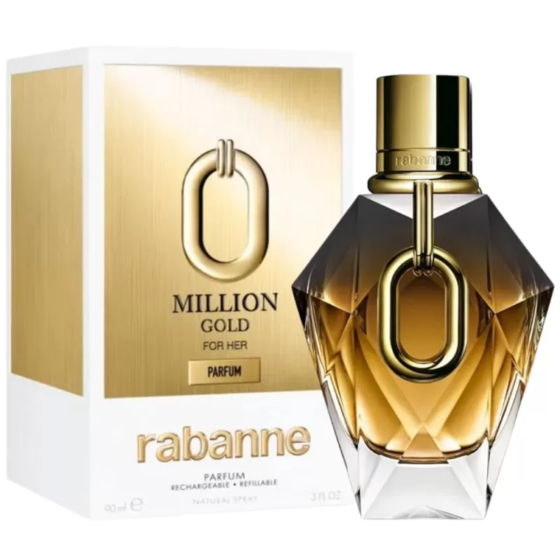 Perfume Rabanne Million Gold For Her Parfum Femenino - 90mL