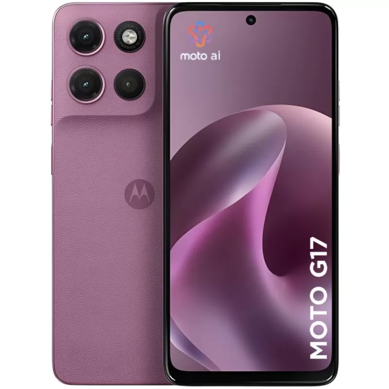 Smartphone Motorola Moto G17 XT2623-1 DS LTE 6.72" 4/128GB - Bordeaux (Rosa)