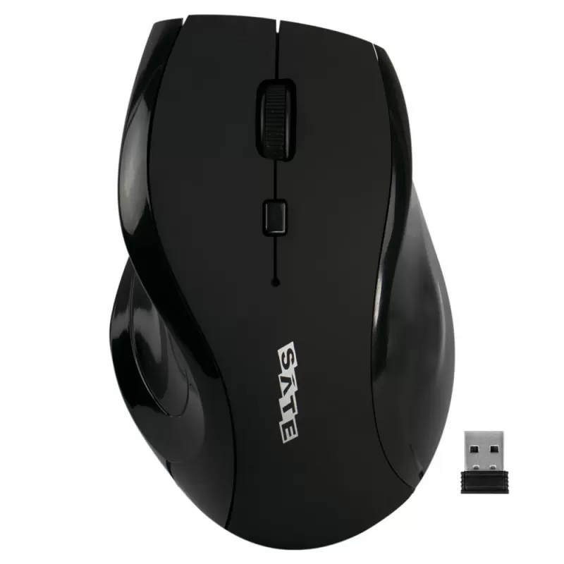 Mouse Wireless Satellite Click Silencioso A-701G 2.4GHz - Black