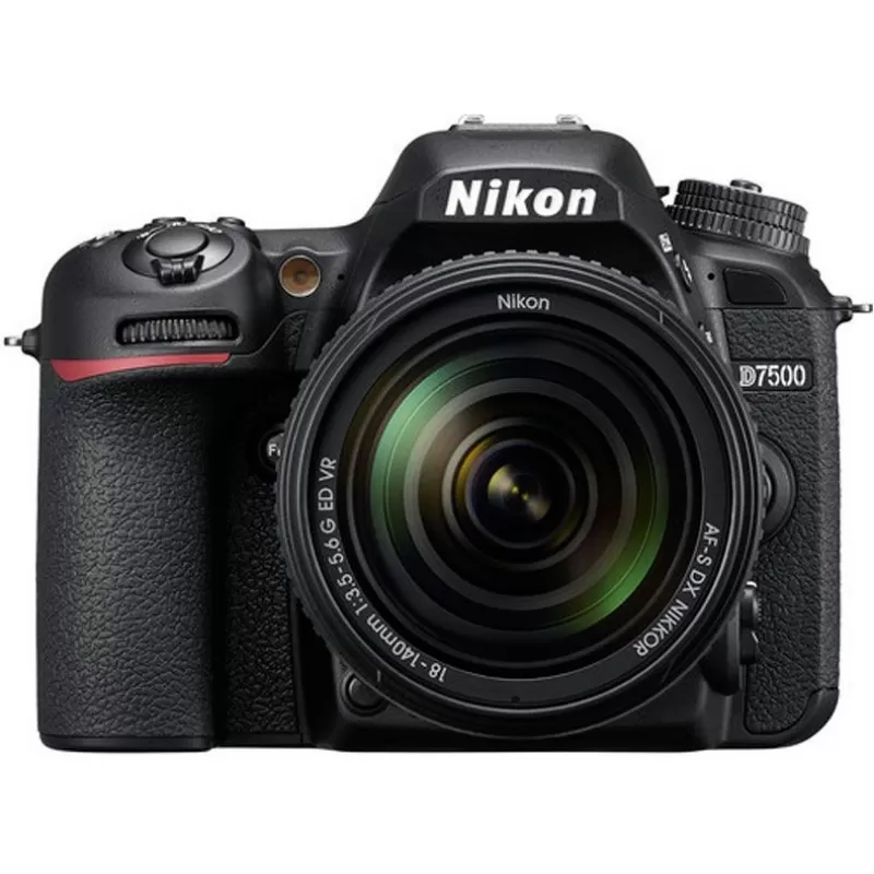 Cámara Digital Nikon D7500 Kit 18-140mm VR - Blac...
