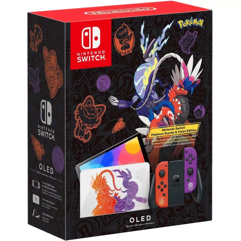 Consola Nintendo Switch OLED 64GB  HEG S KEAA - Pokemon Sarlet & Violet Edition (Japonés)