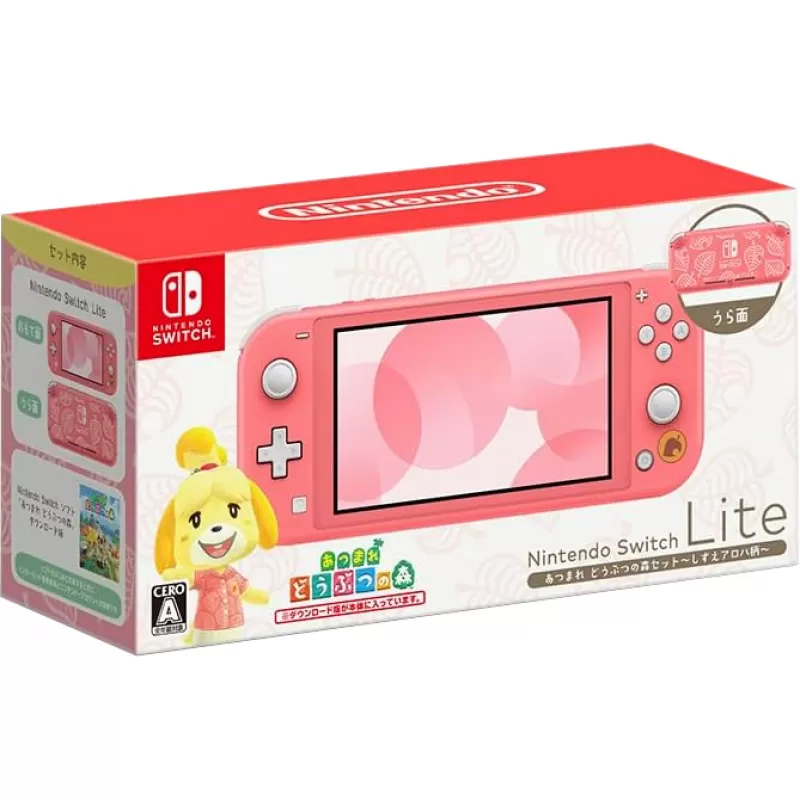 Consola Portátil Nintendo Switch Lite HDH S PBZGB - Animal Crossing Coral (Japonés) - Caja Fea