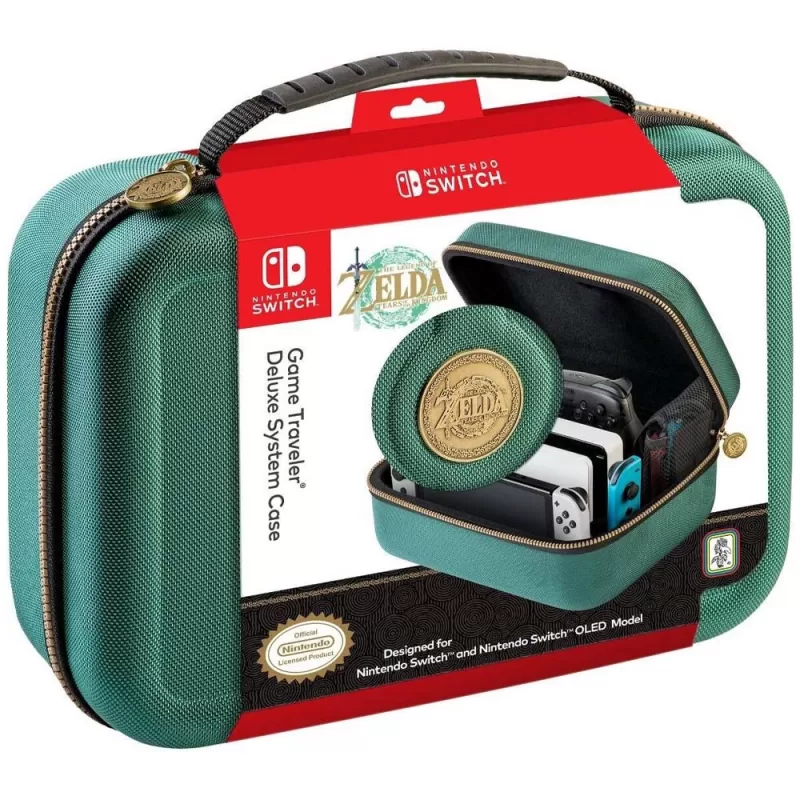 Estuche PowerA para Nintendo Switch OLED Game Traveler Deluxe System NNS61G - The Legend of Zelda Tears of The Kingdom