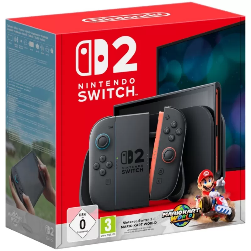 Consola Nintendo Switch 2 256GB Gray + Mario Kart World