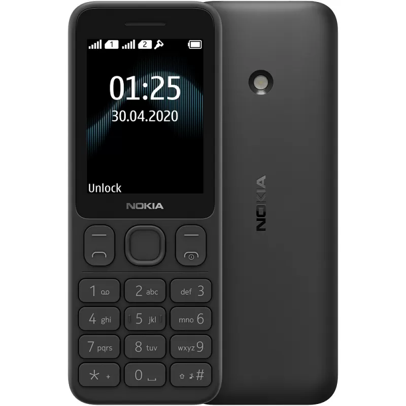 Celular Nokia 125 TA-1253 DS 4G 2.4" 4MB - Black